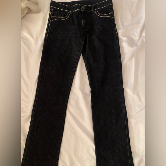 Y2k detailed pocket low waisted jeans - Picture 2 of 2